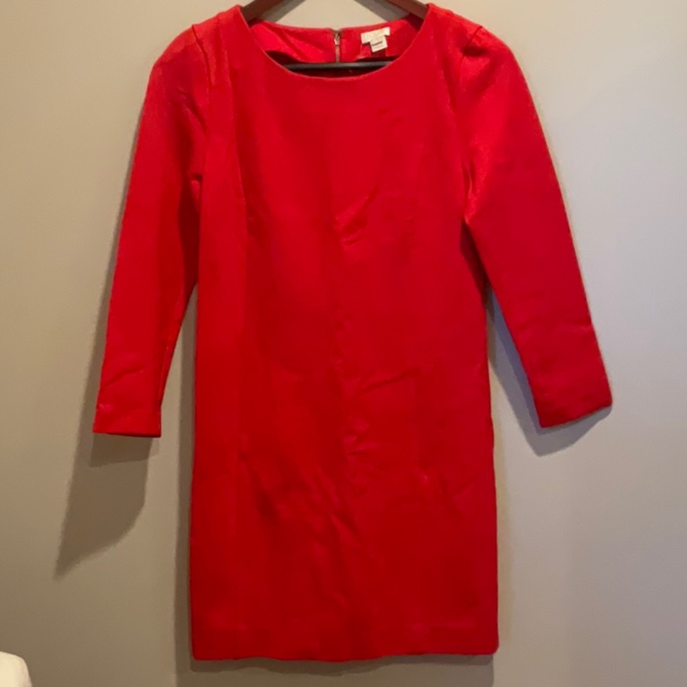 Red JCrew Dress. XS. NWOT